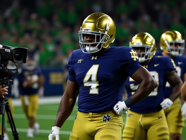Notre Dame Beats USC 34-24 in Rain‑Soaked Battle for the Jeweled Shillelagh